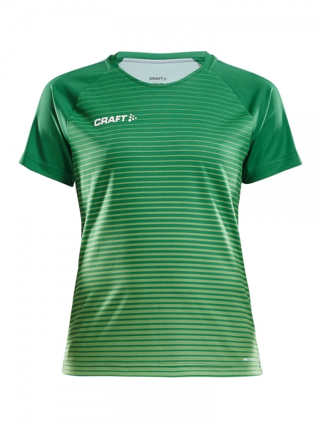 Damen Craft Pro Control Stripe Trikot - Grün/Weiß